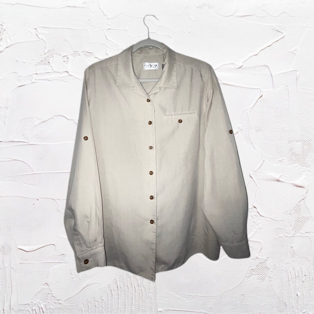 Villager Sport | Soft & Creamy Oversized Shirt Jacket